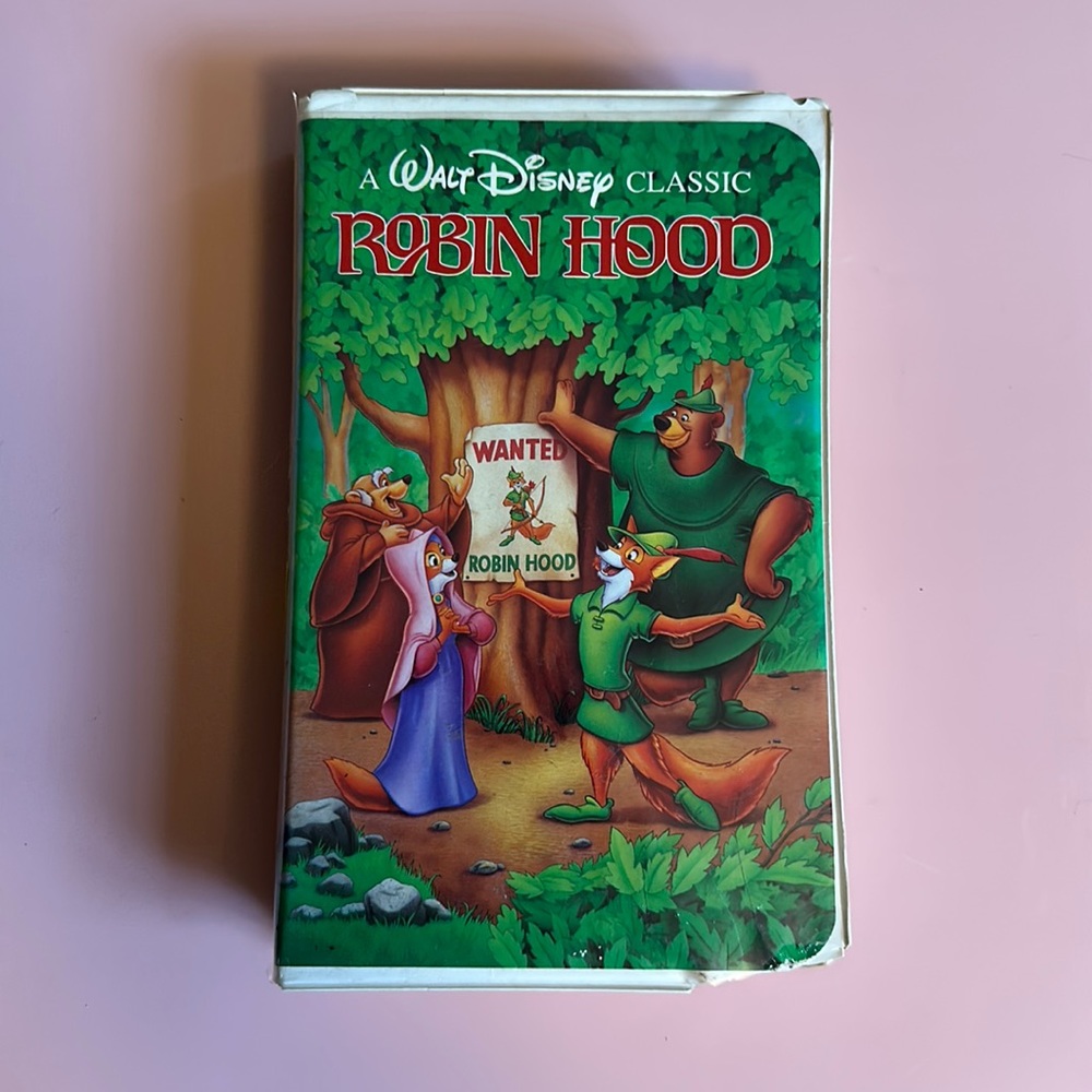 Walt Disney's ROBIN HOOD VHS Tape "Black Diamond" Edition #1189 Classic